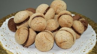 Ladys kisses  Baci di dama Traditional italian recipe [upl. by Prue]