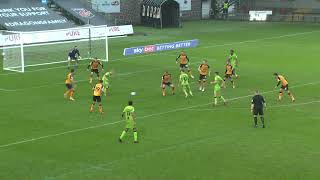 Newport County v Port Vale highlights [upl. by Narton]