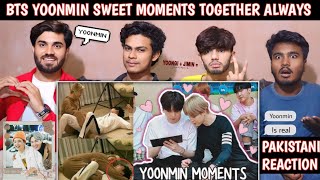 Bts Yoonmin Sweet Moments  Pakistani Reaction  Usman Rajpoot [upl. by Nreval]