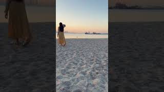 Dry Dock Beach Bahrain 🇧🇭🌊💙 shortvideo baharain visitbahrain explorebahrain beachvibes [upl. by Narbig]