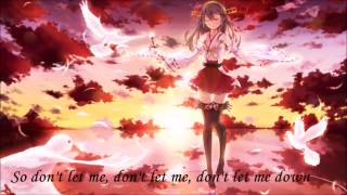 Nightcore Dont Let Me Down [upl. by Sophie]