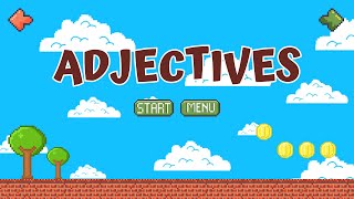 Adjectives Quiz Game  English Vocabulary [upl. by Aduh735]