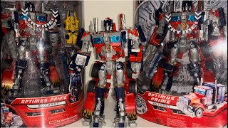 Transformers movie 2007 leader class Optimus prime figure review Sealed amp loose collection [upl. by Giacomo139]