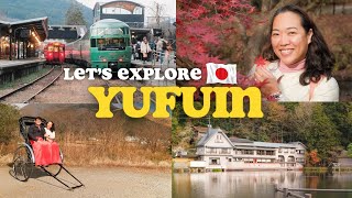 Fukuoka Day Trip YUFUIN Yufuin No Mori  Rickshaw  Ghibli Village  Kinrin Lake JAPAN TRAVEL VLOG [upl. by Sowell]