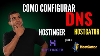 2024 Como configurar o DNS em um domínio na Hostinger apontando para Hospedagem da Hostgator [upl. by Anele]