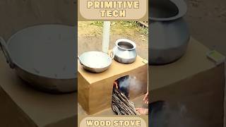 Building a Powerful Double Smokeless Primitive Wood Stove with Clay amp Bricks  EcoFriendly Cooking [upl. by Ted]