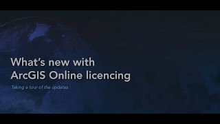 What’s new with ArcGIS Online licencing [upl. by Viking]