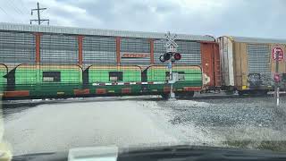 NS 4485 leading big manifest WB out of Bryan OH [upl. by Anua]