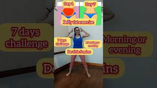 Belly Fat exercise 🔥 7 Days Challenge loseweight dance shorts ytshorts [upl. by Cornew]