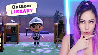 Designing OUTDOOR SPACES in Animal Crossing New Horizons [upl. by Aubreir]