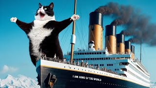 Name that MOVIE starring the Humongous Tuxedo cat [upl. by Ittak]