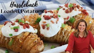 Hasselback Potato Recipe  How to Make Hasselback Potatoes [upl. by Einiar]