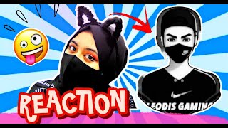 REACTION ON leodisgaming 🍂 [upl. by Ciapas497]