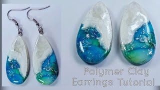 Clay Jewellers Polymer Clay Earrings Idea and Tutorial  LoviCraft [upl. by Oiruam]