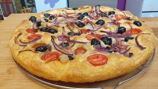 FOCACCIA PUGLIESE SUPER SEMPLICE DOVETE ASSOLUTAMENTE RIFARLA [upl. by Odab]