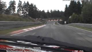 Youngtimer Trophy 2005 Nordschleife mit Olaf Rost im Audi 50 [upl. by Etolas]