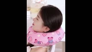 Pillow Travel Memory Foam Neck Pillow Airplane Travel Kit U shape Travel Pillow [upl. by Anirad]