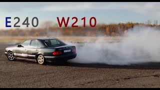 Mercedes Benz W210 E240 burnout [upl. by Frager]