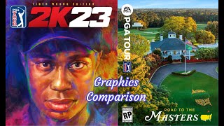 EA Sports PGA Tour amp PGA Tour 2K23 Graphics Comparison [upl. by Ketty]