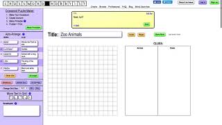 Crossword Puzzle Maker  How to Make a Crossword Puzzle with Crossword Hobbyist [upl. by Yellhsa218]