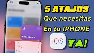 5 mejores atajos que necesitas tener en tu iPhoneipad GRATIS 🧡✔️ [upl. by Ocko]