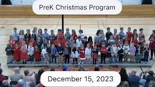 St Charles PreK Christmas Program December 15 2023 [upl. by Anikehs]