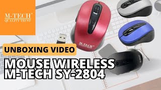 MOUSE MURAH BERKUALITAS MTECH MOUSE WIRELESS SY2804 [upl. by Lonni]