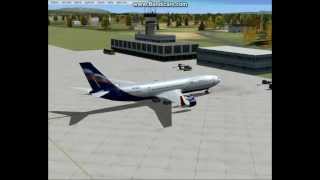 Fsx Ilyushin IL96 Aeroflot fly Moscow to PetropavlovskKamchatsky [upl. by Modie36]