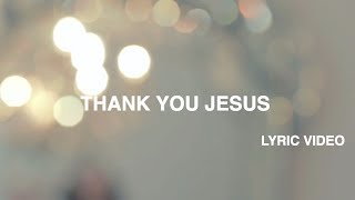 Thank You Jesus Lyric Video  Hillsong Worship [upl. by Etra]