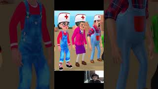 Scary Teacher 3D  Rescue the Pregnant Game Squid Got Kicked Swollen Head Nick Winner shortsvideo [upl. by Dulce678]