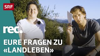 QampA zur Reportage «Landleben Hornussen und Vorurteile»  Reportage  rec  SRF [upl. by Tacy317]