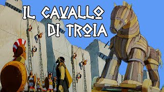 🐴🏰 IL CAVALLO DI TROIA  La Guerra di Troia e lInganno del Cavallo  Storia Greca Iliade 📖 [upl. by Wehttam]