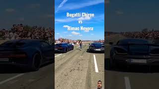 Drag race Bugatti Chiron vs Rimac Nevera🔥😲 [upl. by Cicero579]