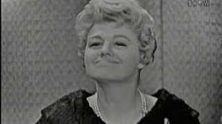 Whats My Line  Shelley Winters Mort Sahl panel Mar 27 1960 [upl. by Ayrotal]