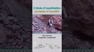 The beneficiation process of 2 different tastes of hematite [upl. by Aushoj]