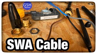 How to Make Off an Armoured Cable  SWA [upl. by Helsa]