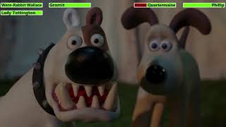 Wallace amp Gromit The Curse of the WereRabbit 2005 Final Battle with healthbars [upl. by Aiciled176]