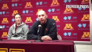 Gophers volleyball coach Hugh McCutcheon talks about playing in the NCAA tournament [upl. by Yevoc]