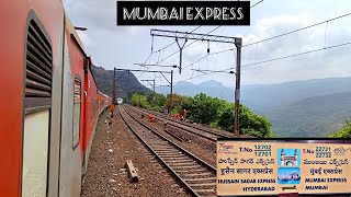 travel in Mumbai express 22731 Hyderabad to Mumbai train journey INDIANRAILWAYSFANCLUBbySATYA [upl. by Clair371]