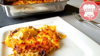 KARTOFFEL HACKFLEISCH AUFLAUF mit Feta  Einfaches amp Leckeres Rezept ohne Sahne  CUISINI [upl. by Nadler966]