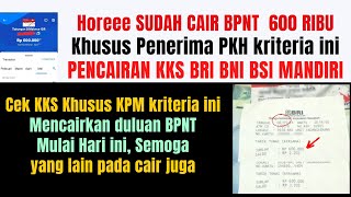 CEK SALDO KKS BRI BNI BSI MANDIRI BPNT CAIR 600 RIBU RUPIAH DIBULAN MEI UNTUK KPM KRITERIA INI [upl. by Ettennahs]