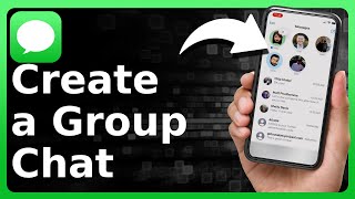 How To Create Group Chat On iPhone [upl. by Therron]