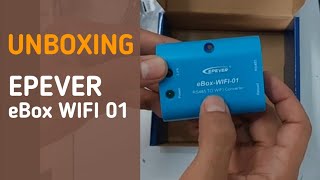 Unboxing Epever eBox Wifi 01 RS 485 to Wifi Converter [upl. by Mitman875]