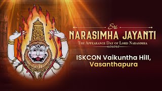 Sri Narasimha Jayanti 2024  Sri Narasimha Yajna  Vaikuntha Hill  ISKCON Bangalore [upl. by Laira]