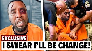 Diddy reportedly attacked in jail begs for mercy in leaked video [upl. by Ekard]