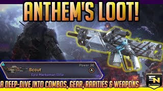 Anthem Loot A Deep Dive Into Gear Rarity Abilities Combos Random Rolls Mods amp More [upl. by Siobhan]