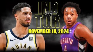 Nov 18th 2024 Raptors Vs Pacers BOXSCORE BREAKDOWN Raptors SNAP 7GAME SKID [upl. by Corotto]