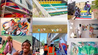 art vlog  april  june as a working artist [upl. by Nnod587]