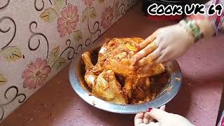 ఉత్తరాఖండ్ వారి వంటలు  చికెన్ రోస్టడ్ఫ్రై food cooking recipe stylish trending lunch [upl. by Frentz31]