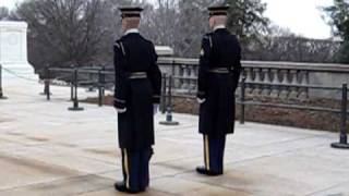 Tomb of the Unknown SoldierChanging of the GuardArlington National Cemetery [upl. by Iggie]